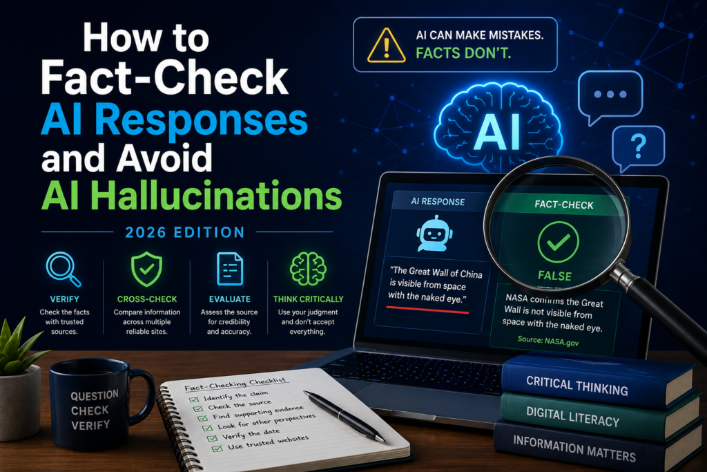 How to Fact-Check AI Responses and Avoid AI Hallucinations (2026 Edition)