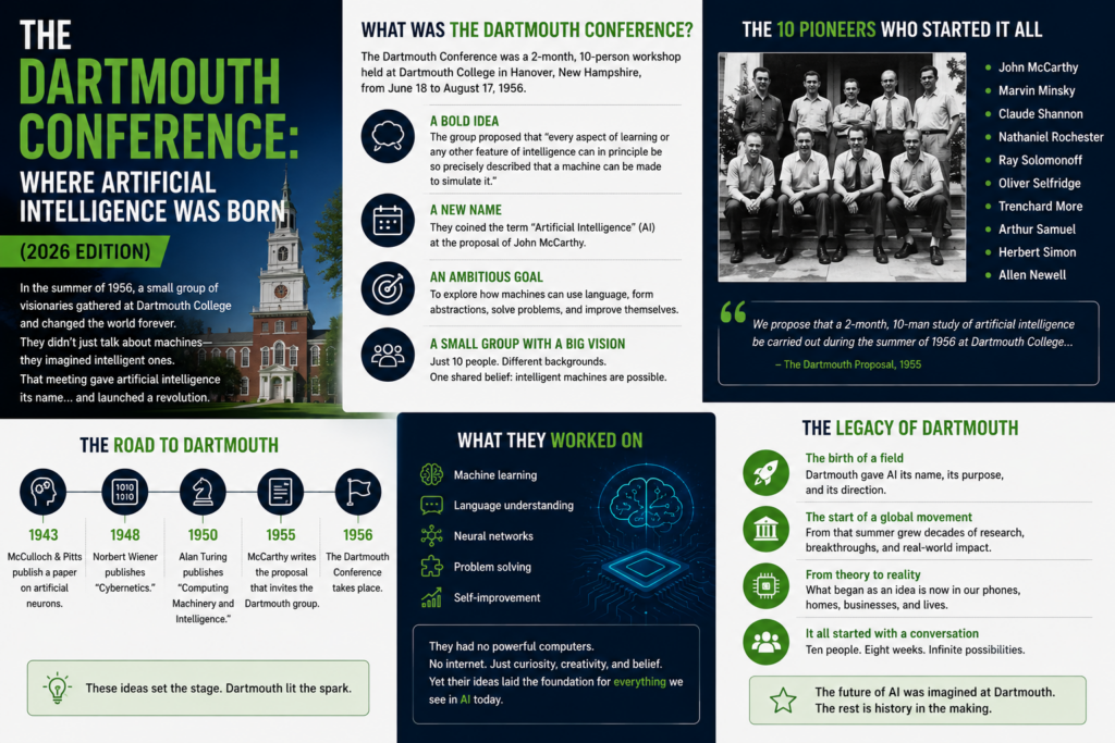 The Dartmouth Conference: Where Artificial Intelligence Was Born (2026 Edition)
