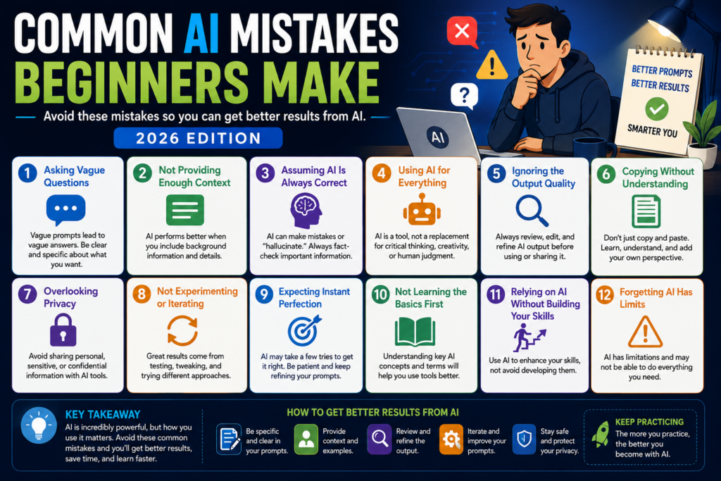 Common AI Mistakes Beginners Make (2026 Edition)